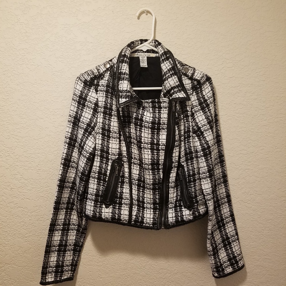 Black and White Blazer